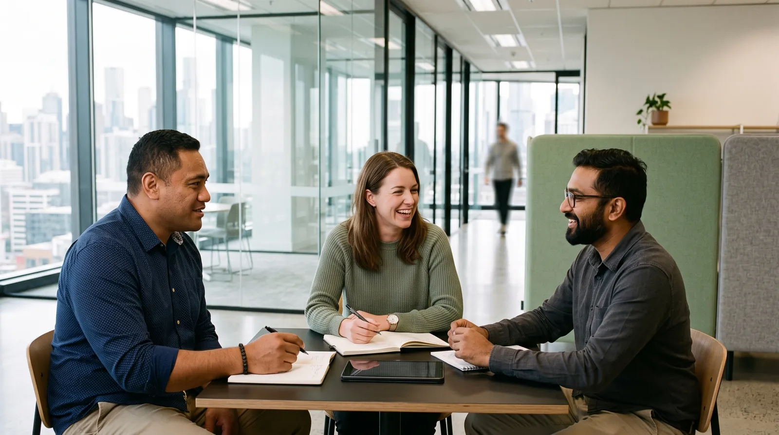 A team choosing an employee-experience platform