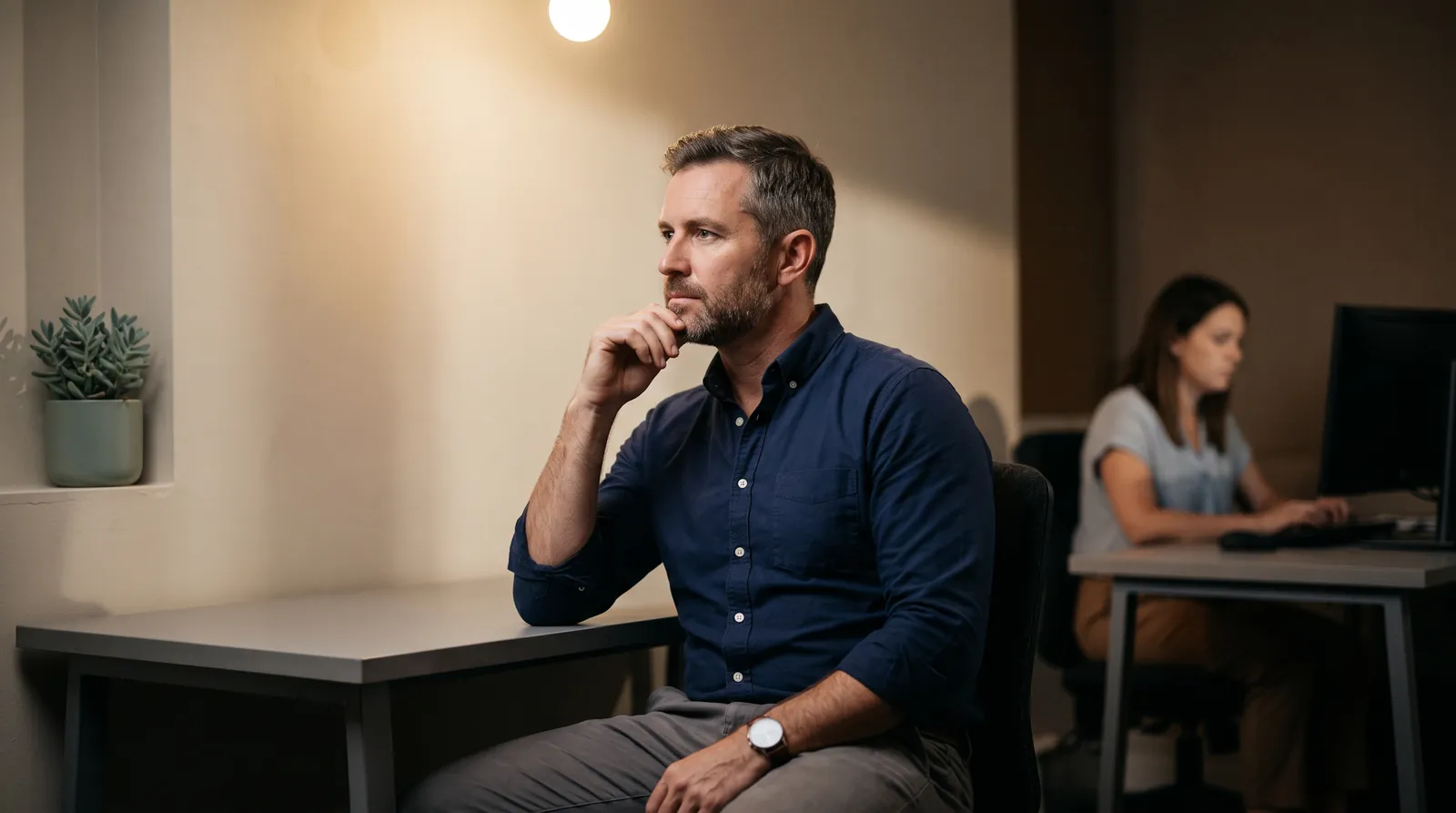 A manager noticing early signs of disengagement